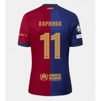 Barcelona Raphinha Belloli #11 Domáci futbalový dres 2024-25 Krátky Rukáv